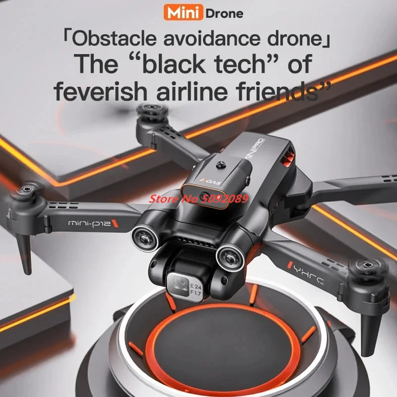 4K Dual Camera Obstacle Avoidance Drone Professional Aerial Photography Laser Obstacle Avoidance Option Flow Helicopter Gift Toy