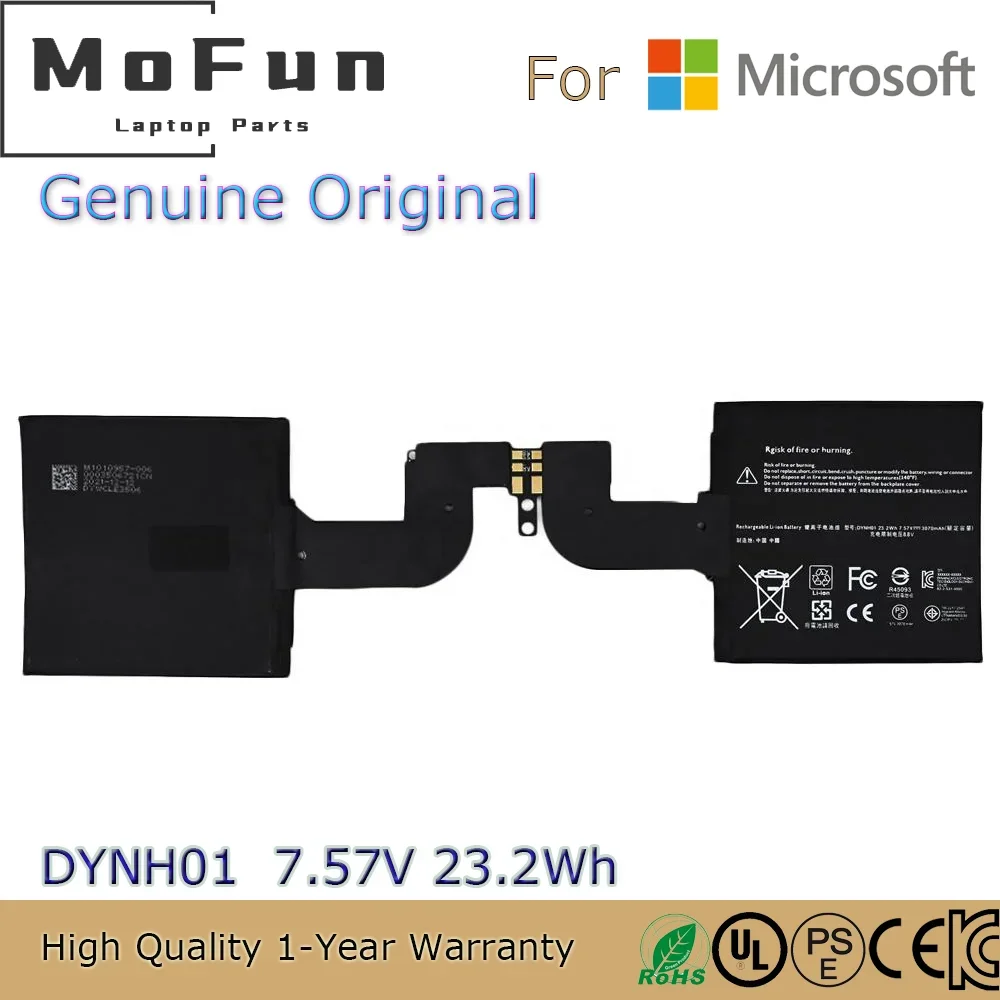 

Brand New Original DYNH01 7.57V 23.2Wh Laptop Battery for Microsoft Surface Book 2 15-Inch 1813 1793 Tablet etc.