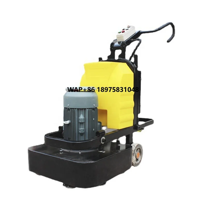 Heavy-duty planetary concrete ground grinder with vacuum and polisher core gear assembly for edge ground grinding