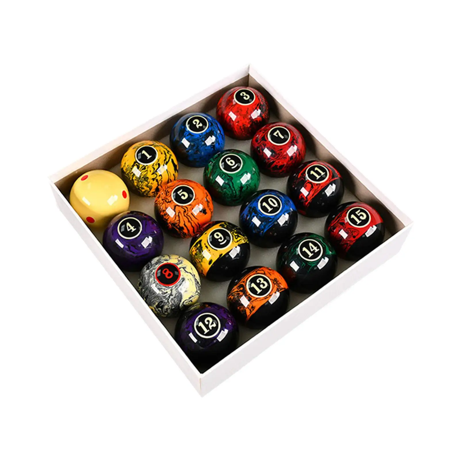 16 Pieces Pool Table Balls, Billiard Balls, 2.25