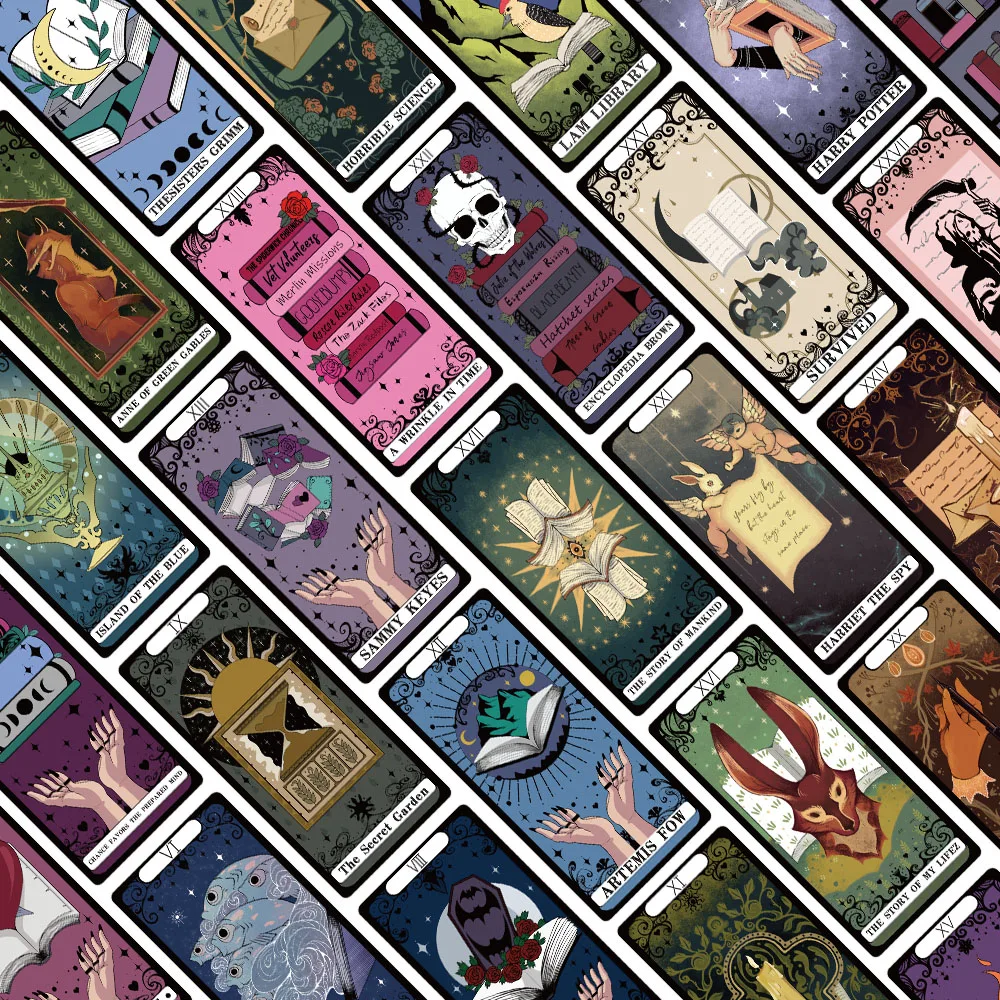 

30PCS Tarot Reading Bookmarks Creative High Beauty Decoration Handbooks Decoration Handbooks Novels Notes Bookmarks