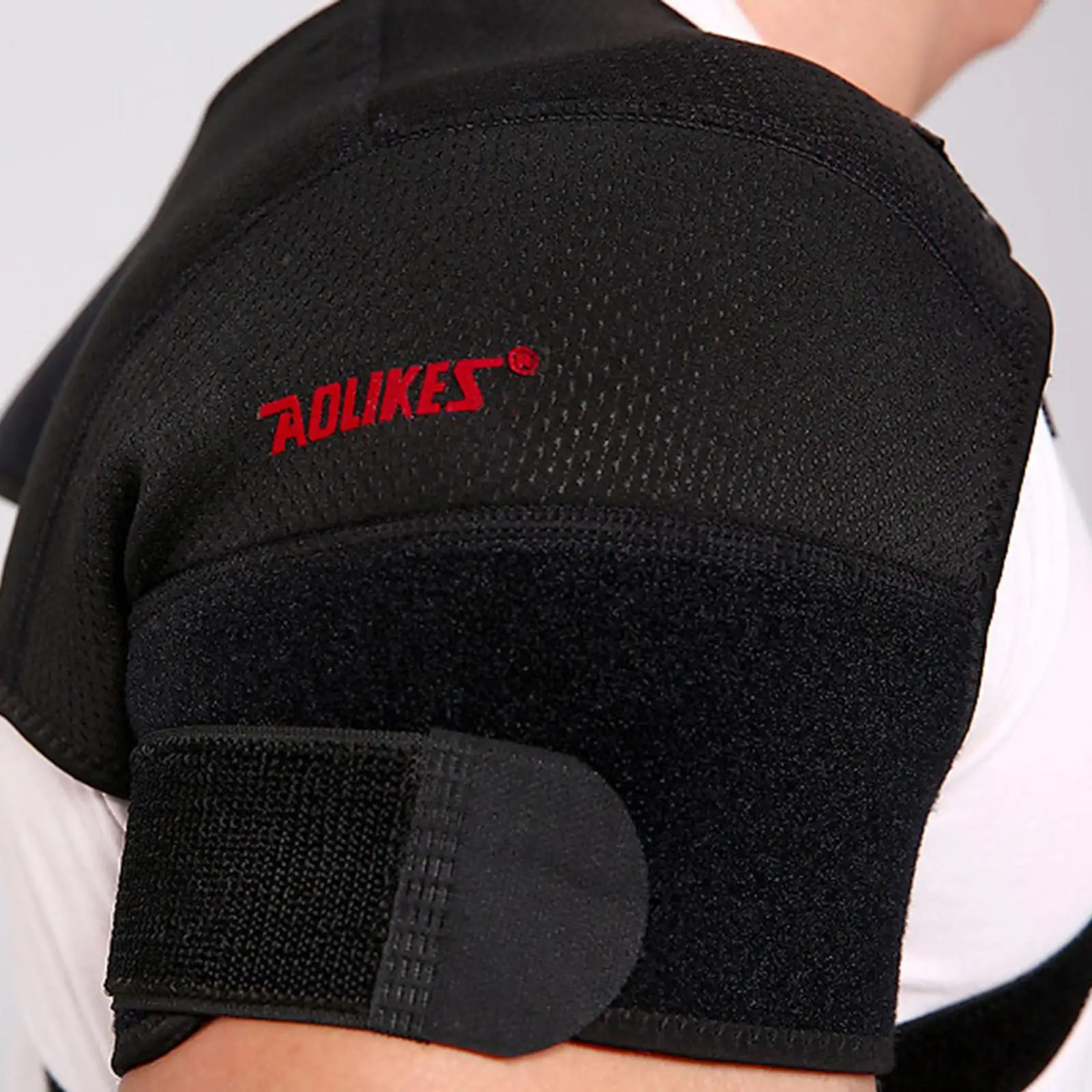 

Double Shoulder Brace Shoulder Support Belt Band Pads Chest Harness Adjustable