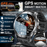New For HUAWEI 1.75”HD Extra Large Screen GPS Outdoor Professional Sports Smart Watch 950mAh Battery Bluetooth Call SmartWatche