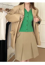 Women's casual solid color loose jacket in autumn and winter