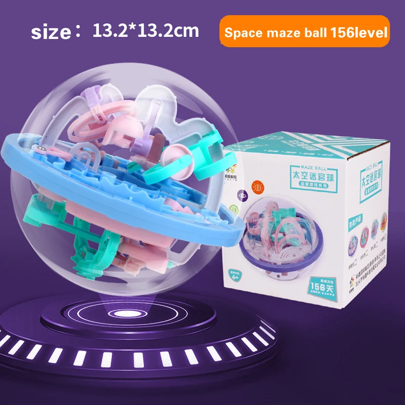 New Original Magic 3D Space Mission Maze Puzzle Ball Intellect Ball Labyrinth Sphere Globe Educational Toys Kids Kids Gifts