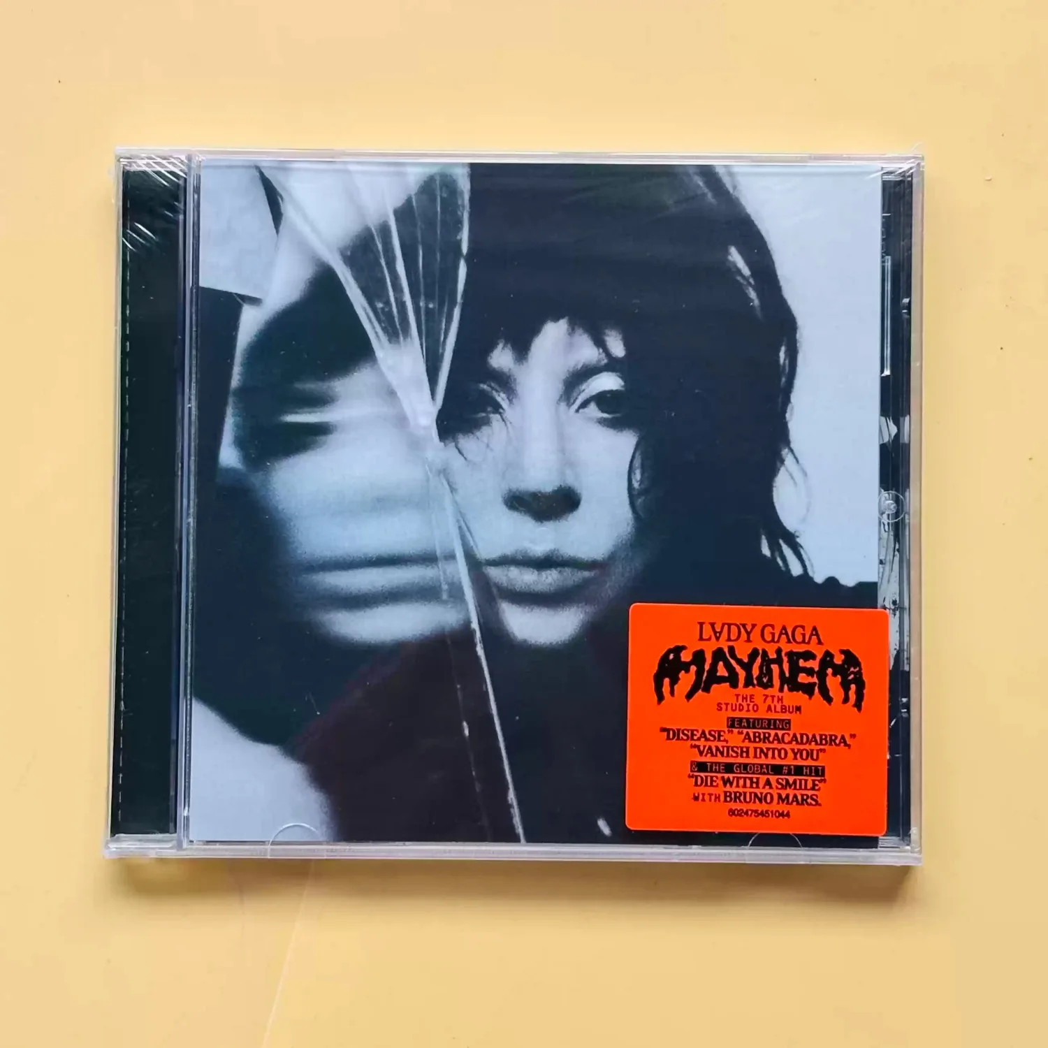 

Lady Gaga "Mayhem" 7th Studio Album Pop Music CD Featuring "Die with A Smile" with Bruno Mars Experimental Pop Vocal Album