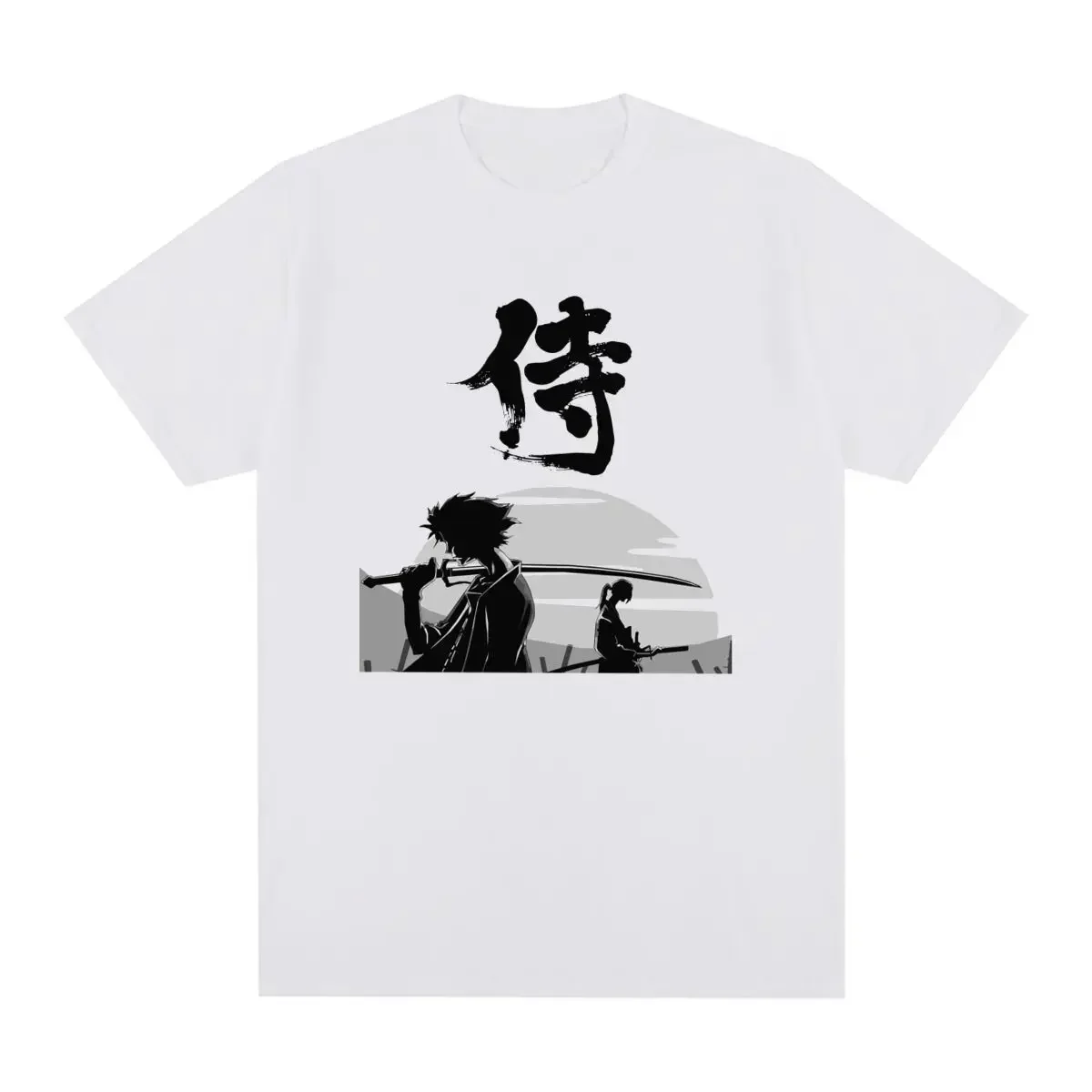 

Samurai Champloo Vintage T-shirt Anime Manga Gift Cotton Men T shirt New Tee Tshirt Womens Tops