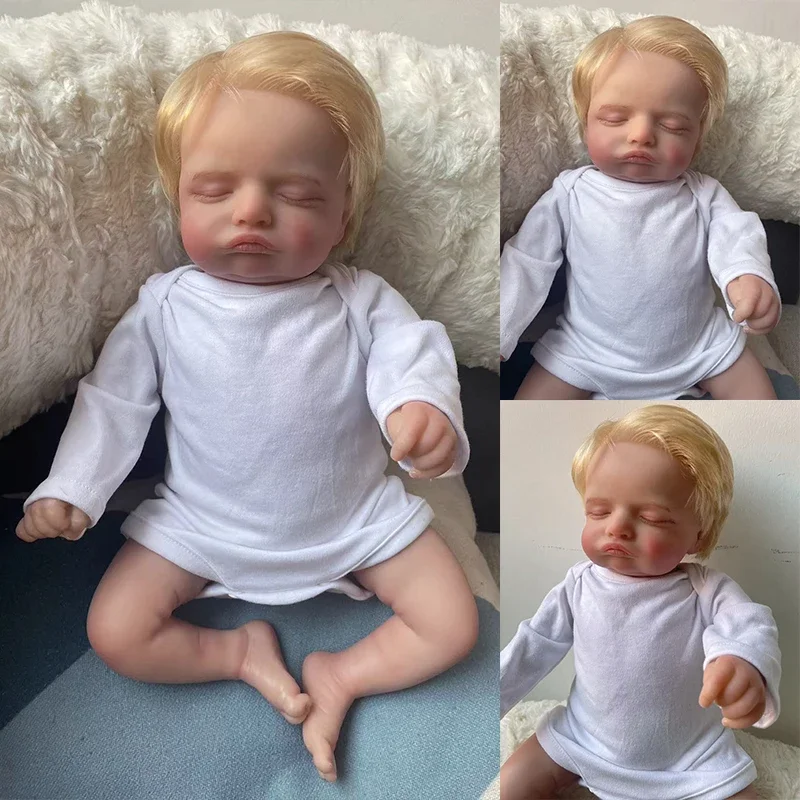 

18inch Rosalie Baby Reborn Doll Lifelike Soft Touch Cuddly Baby Multiple Layers Painting 3D Skin with Visible Veins