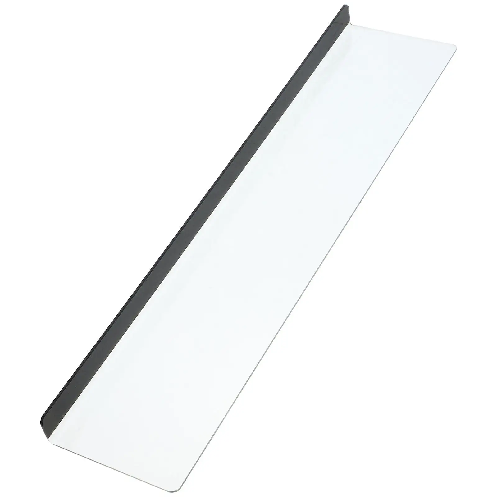 Acrylic Monitor Memo Board 35x8x2CM Clear Side Storage Computer Screen Notes Reminder Desk Necessities Office Message Display