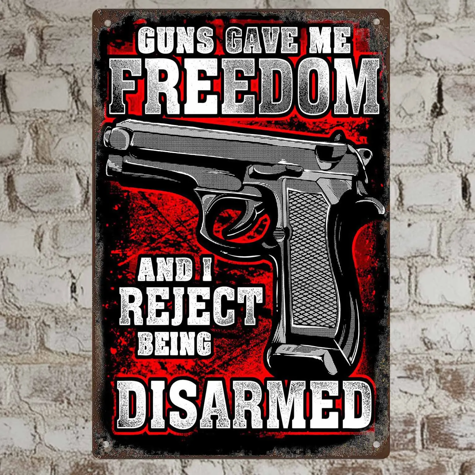 Vintage Gun Metal Poster - 
