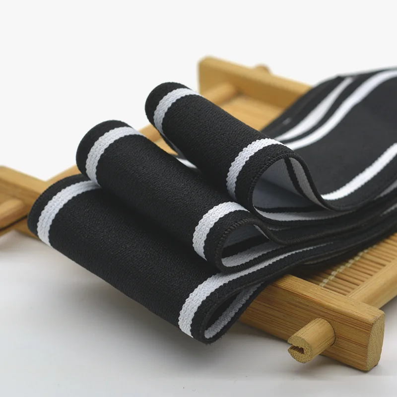 Black high elastic elastic band clothing accessories, pants, waist belt, skirt, waist band, rubber band