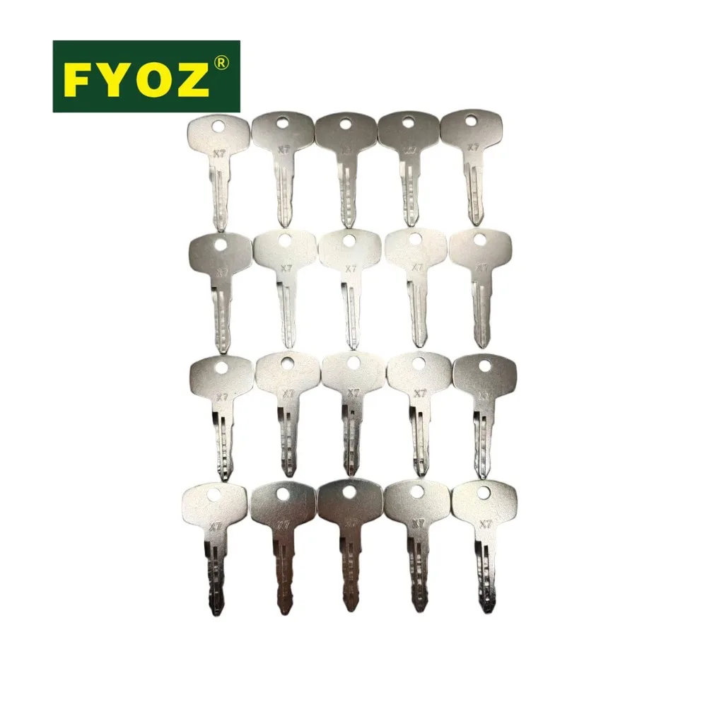 Ignition Key 20PCS KEY00-000X7 N1417-A For Nissan Forklift 1970-1980 Forklift Part