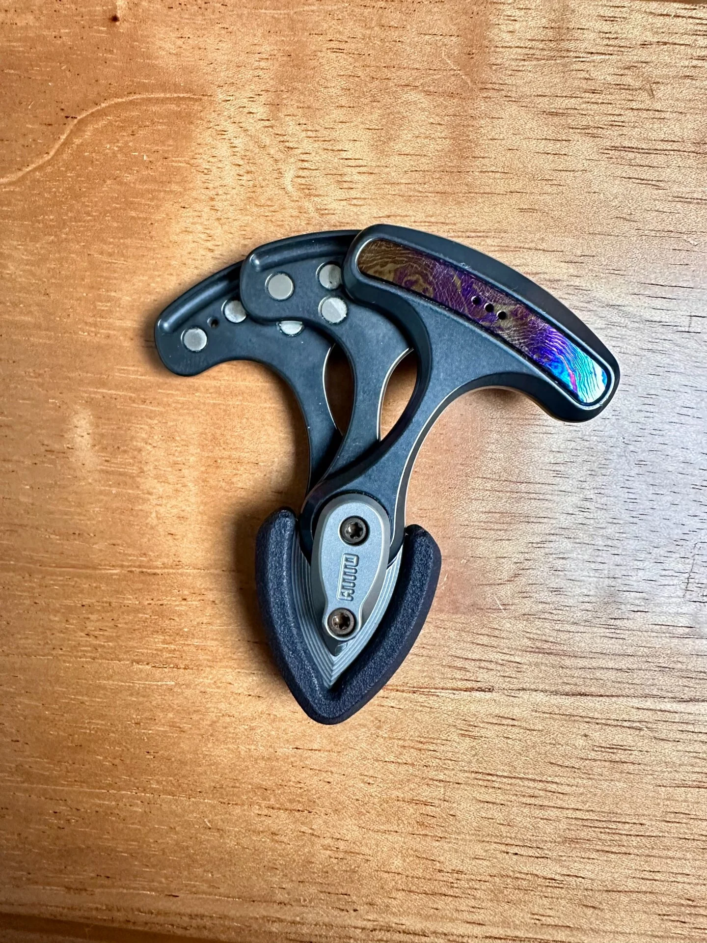 AMMO zirconium alloy sailor push card EDC decompression toy