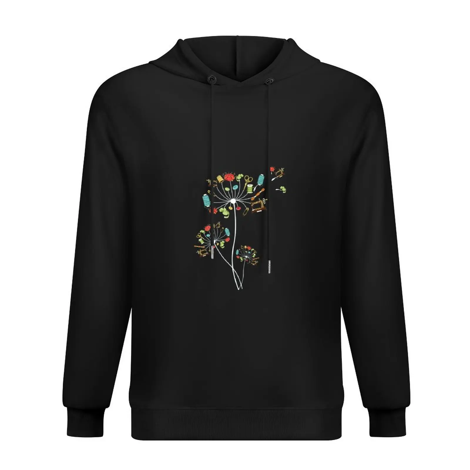 

Шитье одуванчика Цветы Квилтинг Толстовка блузка в японском стиле мужская дизайнерская одежда новые особенности толстовок и свитшотов