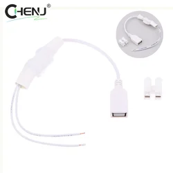 AC 220V To DC 5V/1A 5W White Wifi Camera DIY Monitorn Female USB Adapter Connector Isolation Module Stabilized Module