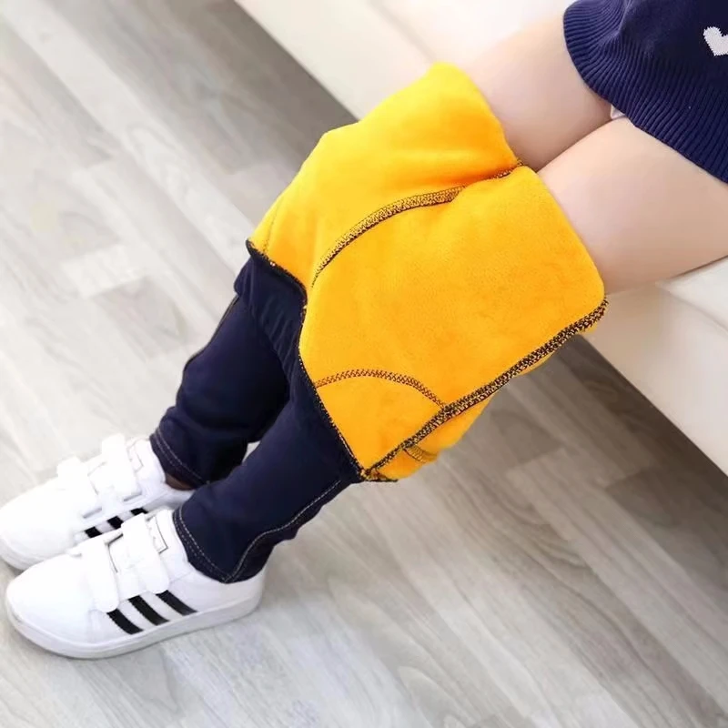 سراويل شتوية دافئة للمراهقات للأطفال والبنات من الصوف