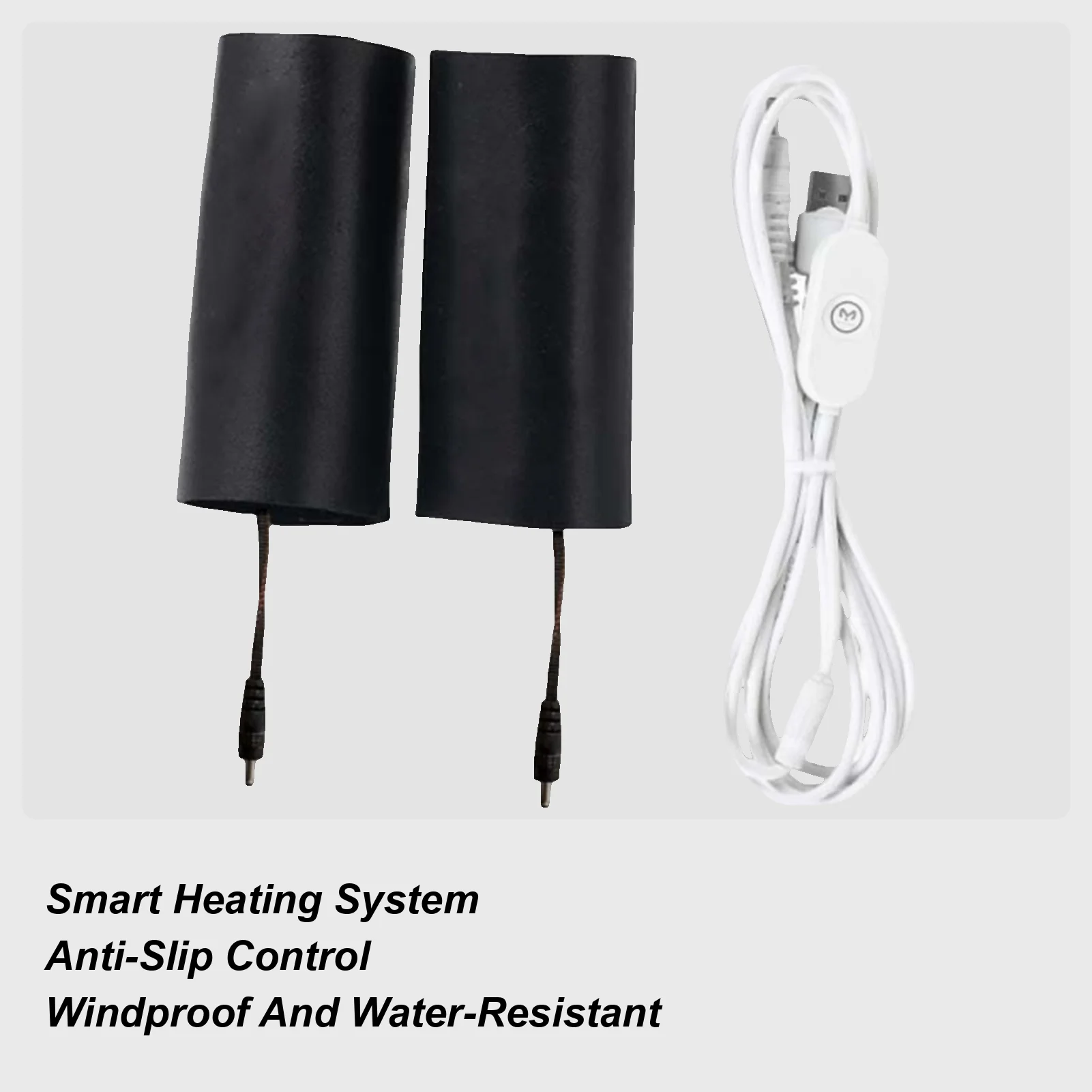 Heated Handlebar Grips 3 Temperature Settings Cycling Hand Heater Motorcycle Handlebar Warmers For Winter Cold Weather Scooter