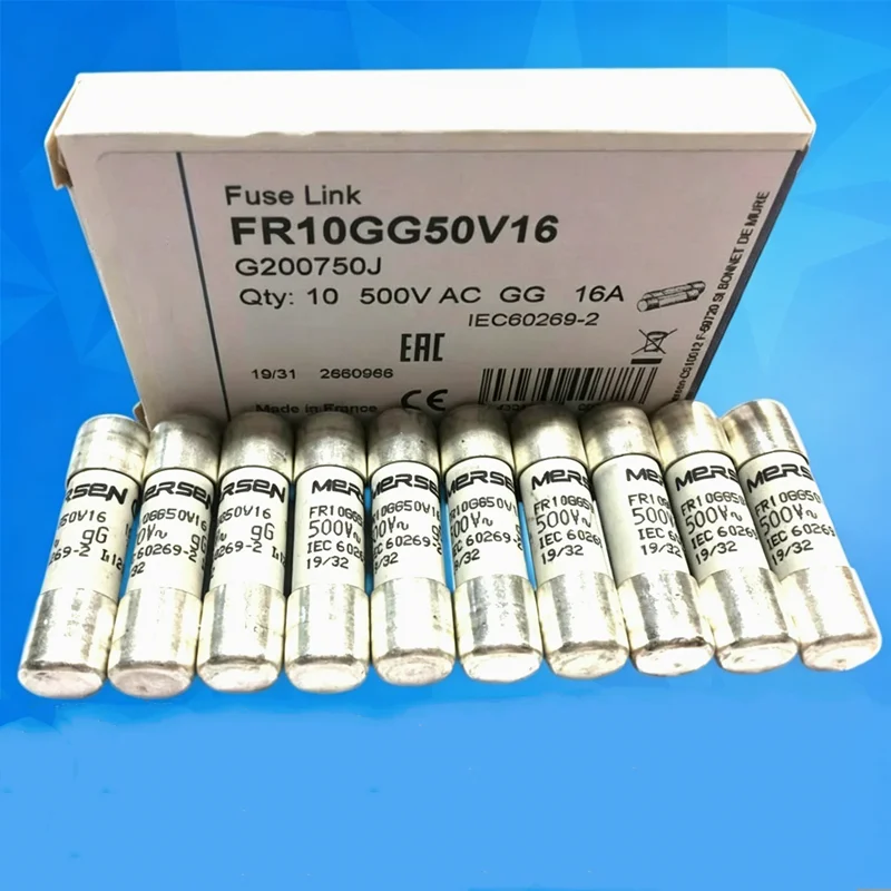 FR10GG50V10 FR10GG50V12 FR10GG50V16 (5pieces) Fuse 10A/12A/16A ,In Stock