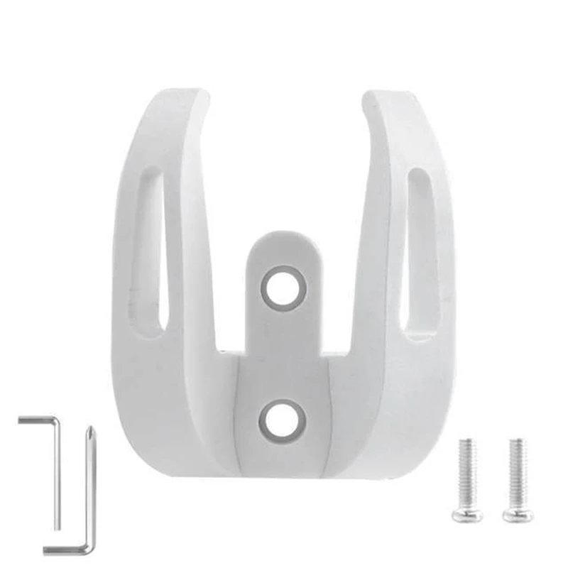 Scooter Dual Claw Hook For Xiaomi 1S / Pro2 Helmet Dual Claw Bags Grip Scooter Handle Hook White