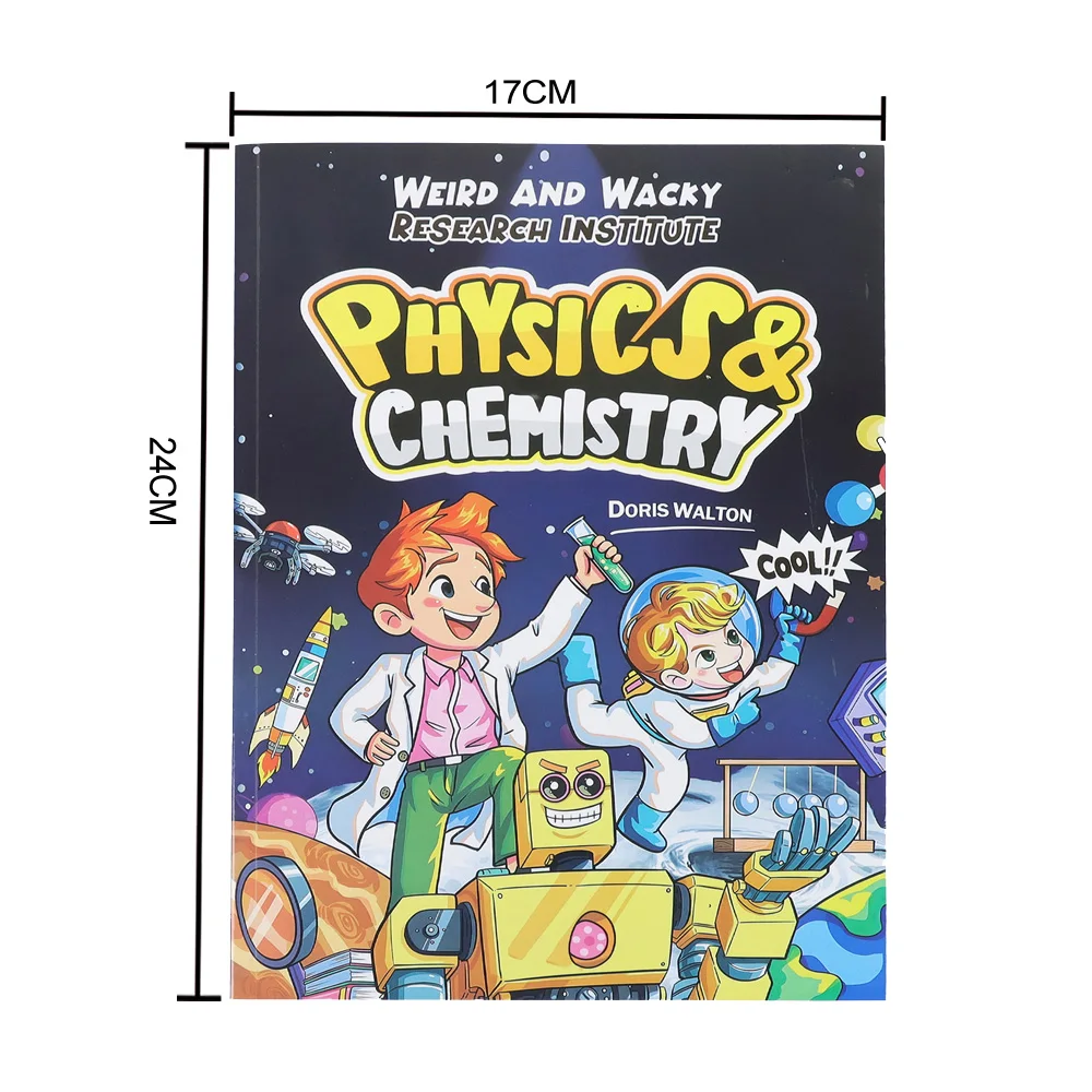Courage Weird Wacky Research Institute Physics Chemistry Kids STEM Science Book Educational Learning Gift English Book