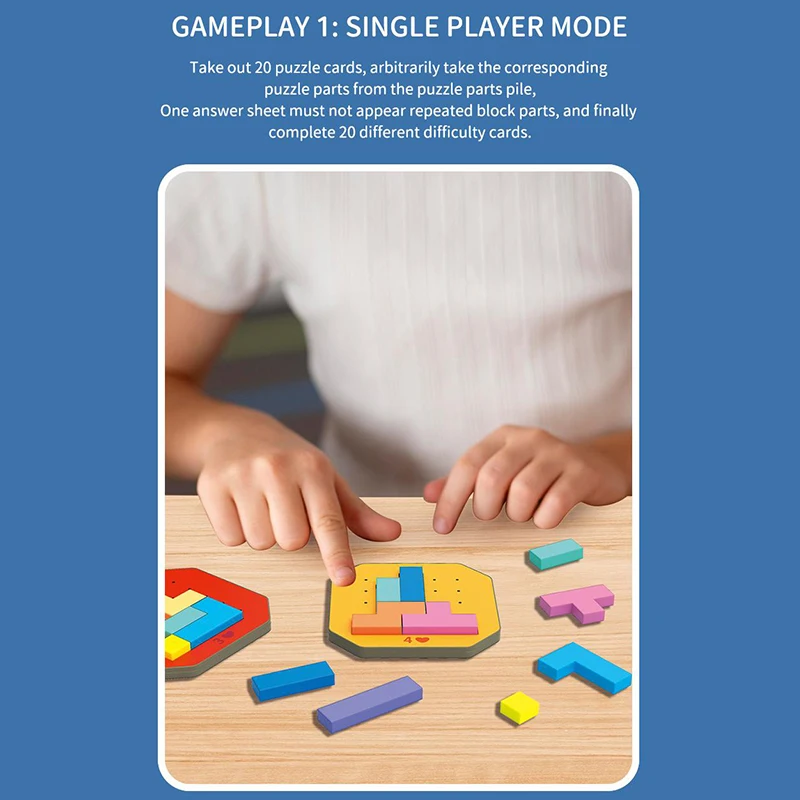 Puzzle pour enfants, jouet géométrique coloré, jeu de pensée logique, éducation Montessori, jouet mathématique pour enfants, entraînement cérébral