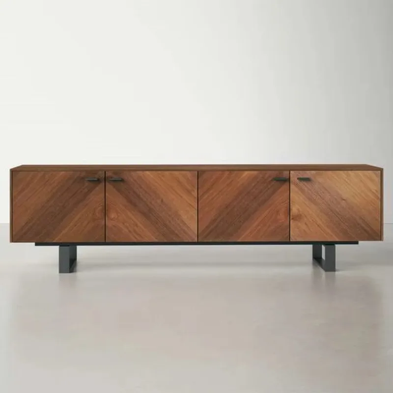 Armadi buffet da ristorante Credenza portaoggetti con gambe in metallo con cassetti per la casa e la cucina