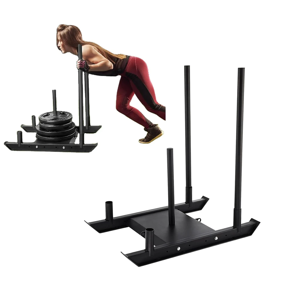 

Agility Strength Training Fitness Speed Sled With Padded Shoulder Harness