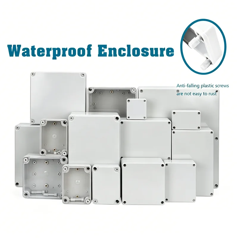 AG Series Waterproof Outdoor Electrical Junction Box Enclosure IP67 Plastic ABS Custom Cable Screw Type
