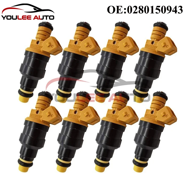 

8 шт. 0280150943 0280150909 Форсунка топливных форсунок для Ford F150 F250 F350 Mustang Excursion Lincoln Navigator 4,6 л 5,0 л 5,4 л 5,8 л
