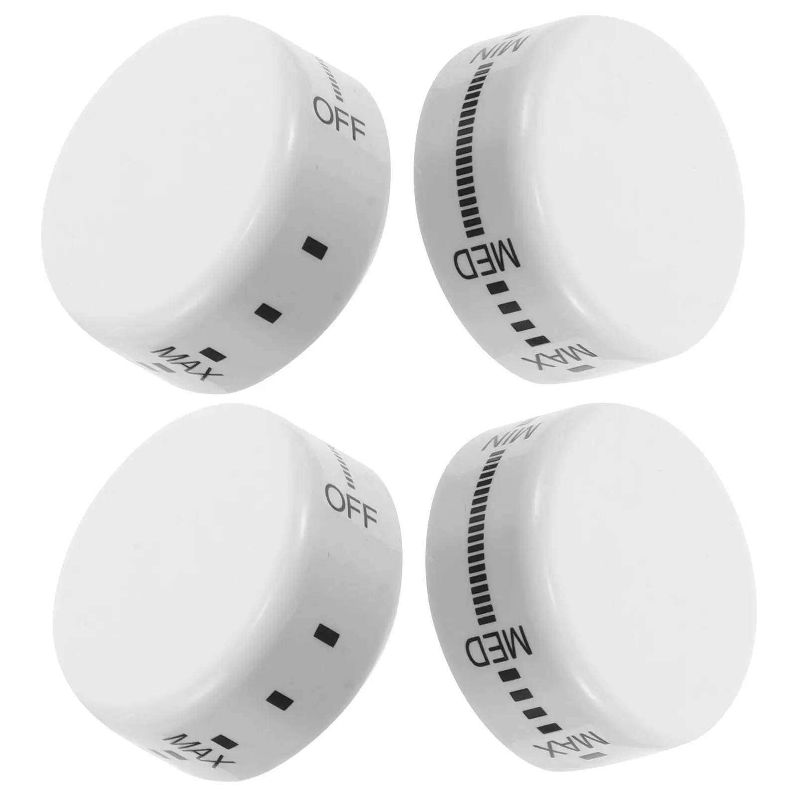 4Pcs Mini Fridge Knob Replacement Freezer Temp Controller Fridge Thermostat Cap Smooth Rotation Clear Markings Universal Fit