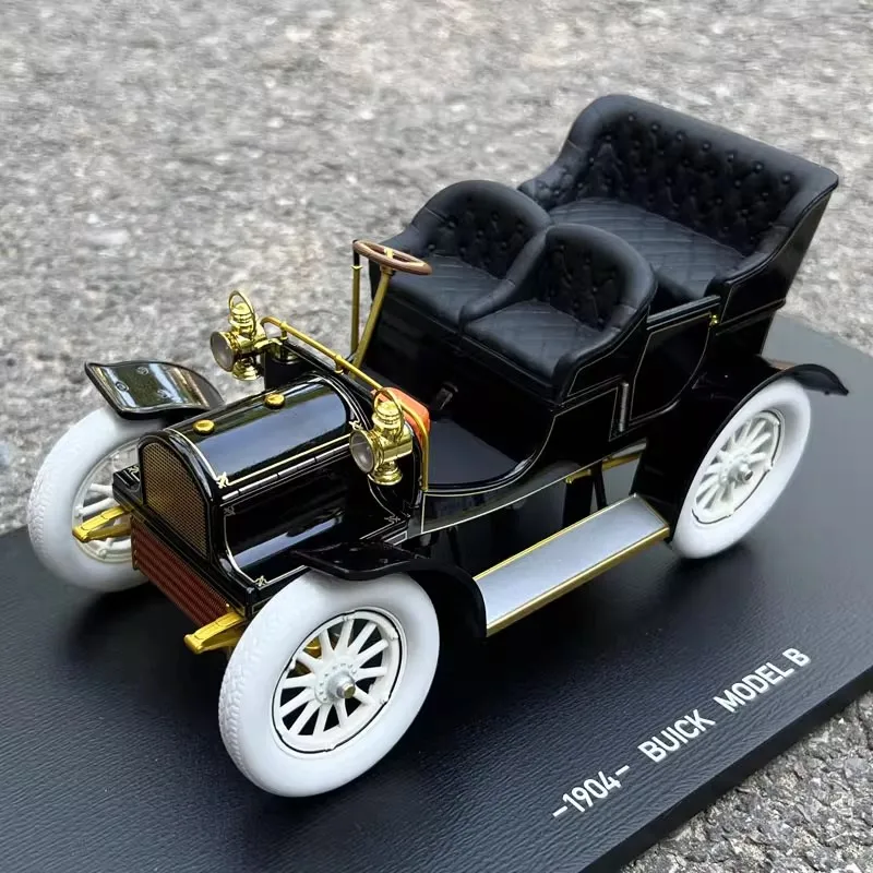 1:18 origineel schaalmodel, GM Buick 1904 BUICK MODEL B, gegoten model voor verzameling en display