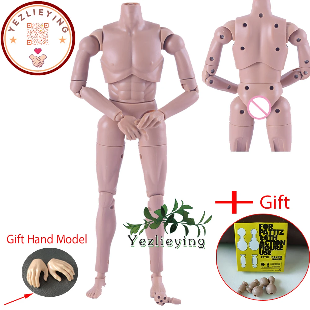 

Супер легкий корпус мужского солдата в масштабе 1/6 с разъемом для шеи, подходит для 12-дюймовой модели головы на шею, фигурка головы, скульптура 1/6