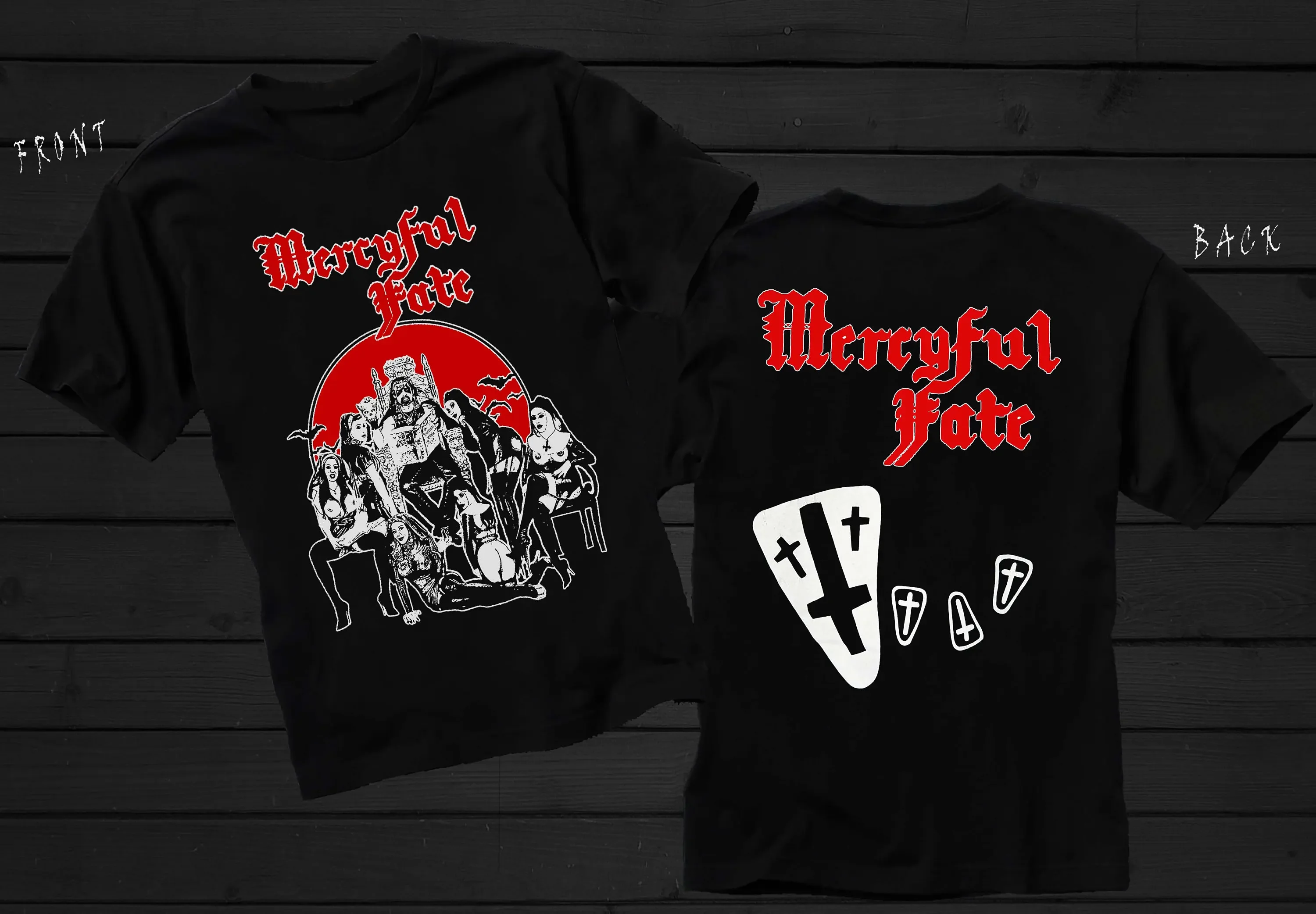 New D T G Printed Shirt Mercyful Fate Black Funeral Size S M L Xl 2 3 4 5 6 7Xl