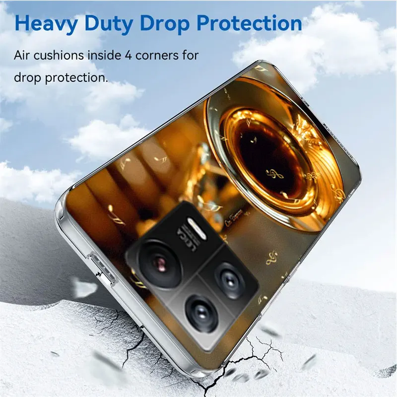 Brass Instruments Soft Phone For Xiaomi X6 X5 X4 X3 GT F6 F5 F4 F3 F2 Pro M5 M5S M4 Mi Note 10 Lite F1 M3 M2 Cases Cover