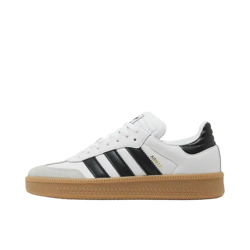 Adidas Samba XLG Comfortable and Versatile Trendy Casual Outdoor Low Top Board Shoes for Men and Women in White and Black