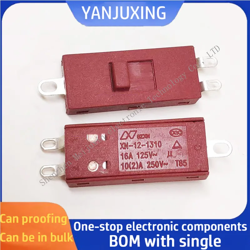 1~5PCS/LOT XN-12-1310 Hair dryer switch Toggle switch Slide switch 10A250V Three legs, two gears