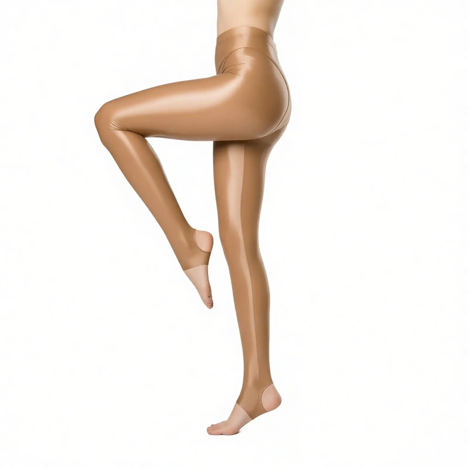 Slim Satin Glossy Pants High Waist Sport Leggings Women Fitness Shiny Yoga Pants Tights Leggings High Elastic Glossy Fit Tights