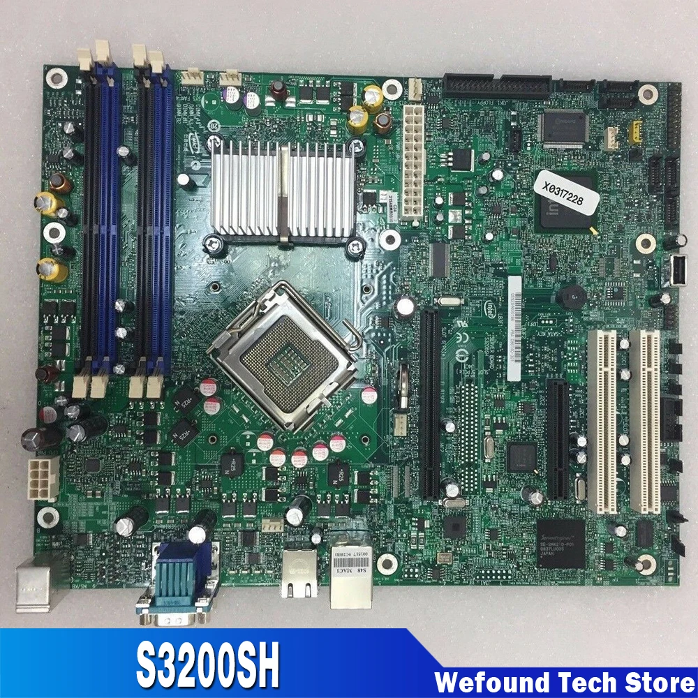 Server Motherboard For Intel 775 CPU Fully Tested S3200SH