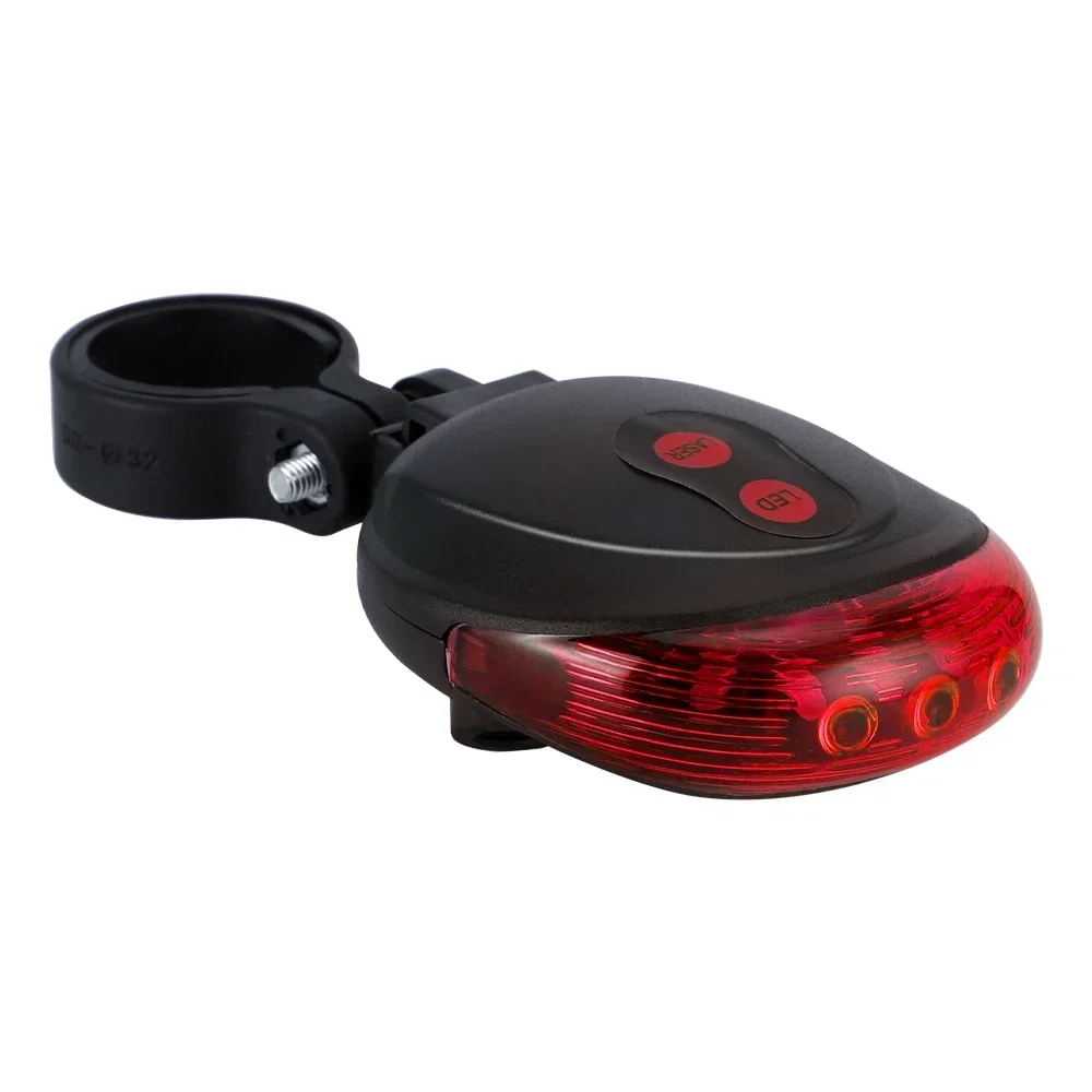 1/3pcs Waterproof Bicycle Cycling Lights Taillights LED Laser Safety Warning Bicycle Lights Bicycle Tail Bicycle Accessories