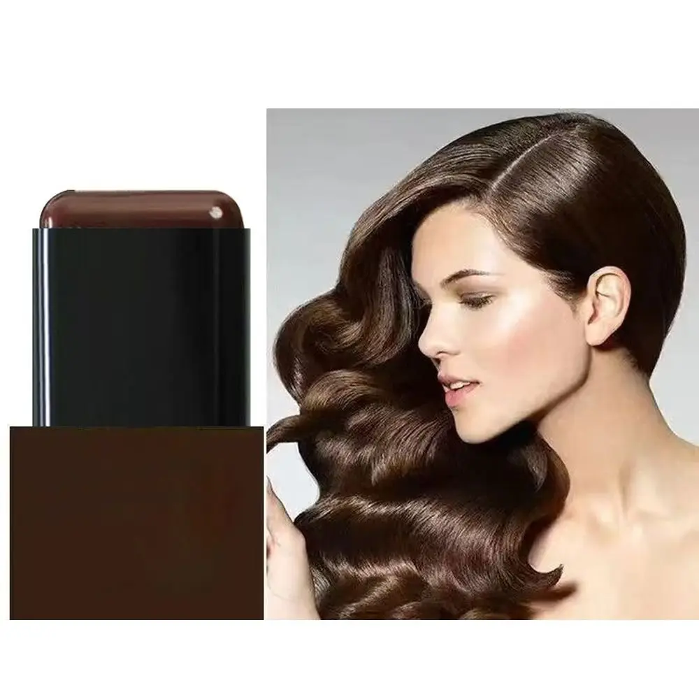 Yeni Su Geçirmez Tarak Saç Boyası Ter geçirmez Siyah Renk 2'si 1 Arada Anında Boya Gri Saç Kapatma için Kullanımı Kolay Saç Boyama Kremi