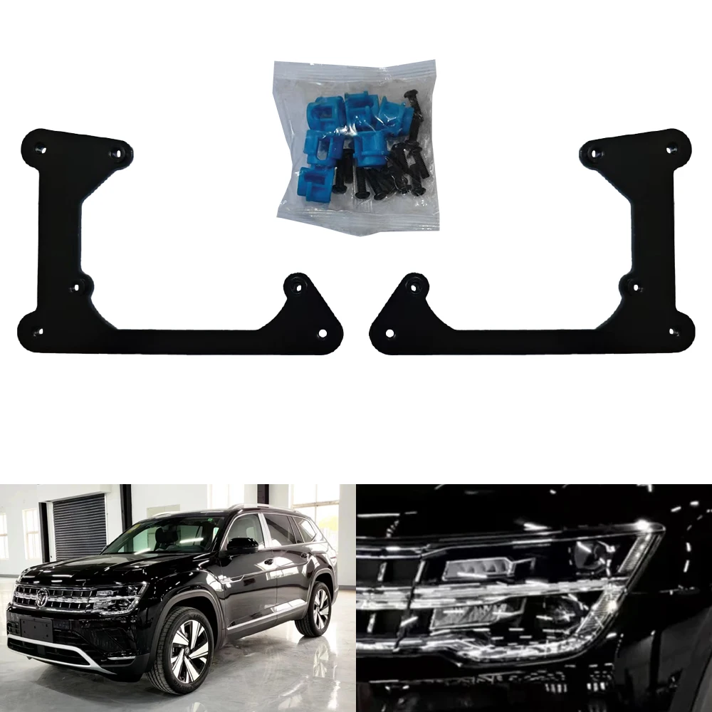 

TAOCHIS Car-Styling Adapter Frame Headlight Bracket for Volkswagen Teramont High Configuration 2021-2023 High Beam Projector