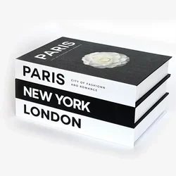 1/3pcs Fake Books Ornament Decorative Simulation Book For Home Bookshelf Decor Living Room Coffee Table Books Book Boxes Model