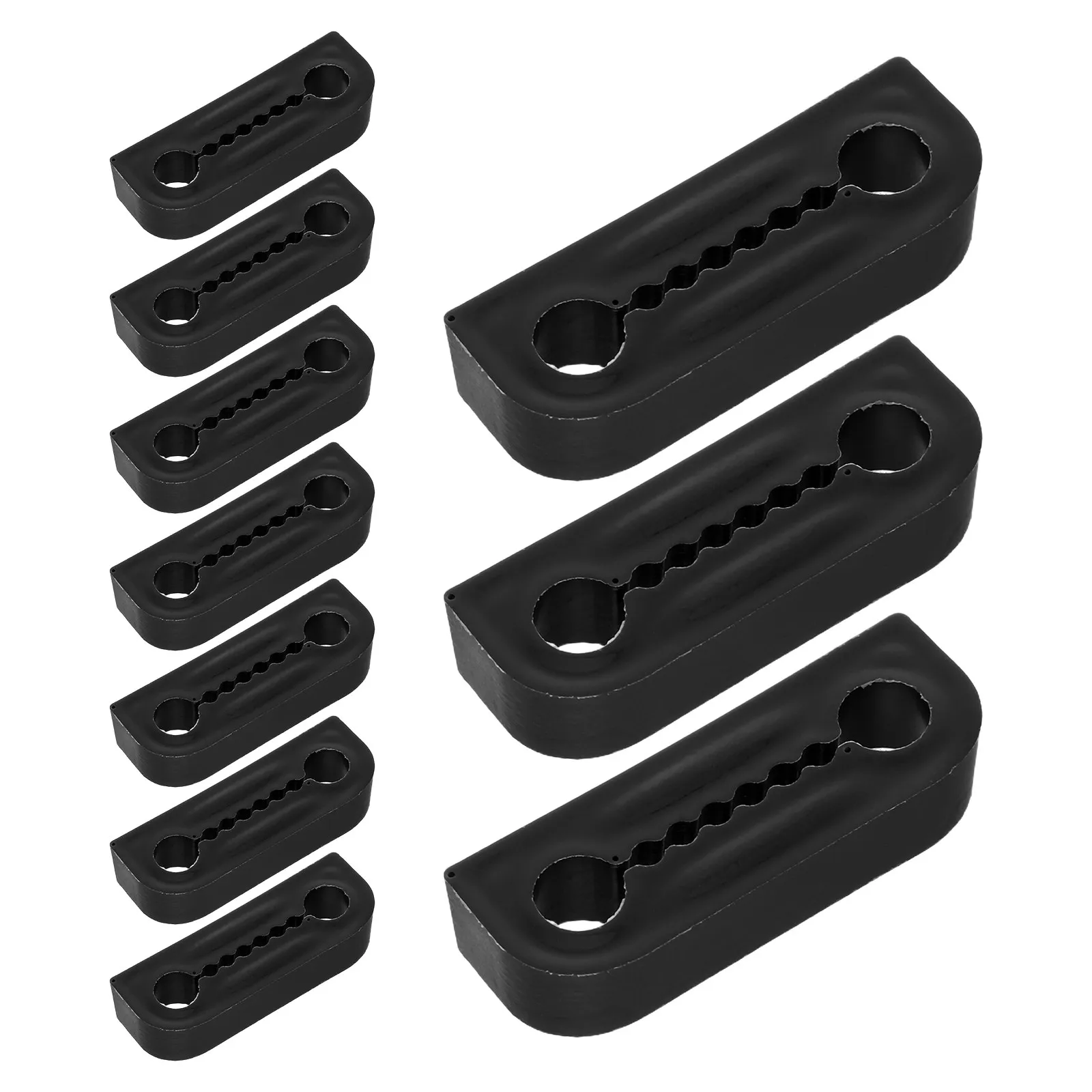 20Pcs Car Door Lock Cushion Pads Silicone Shock Absorber Covers Anti-Collision Noise Reducer Waterproof Protective Car Door