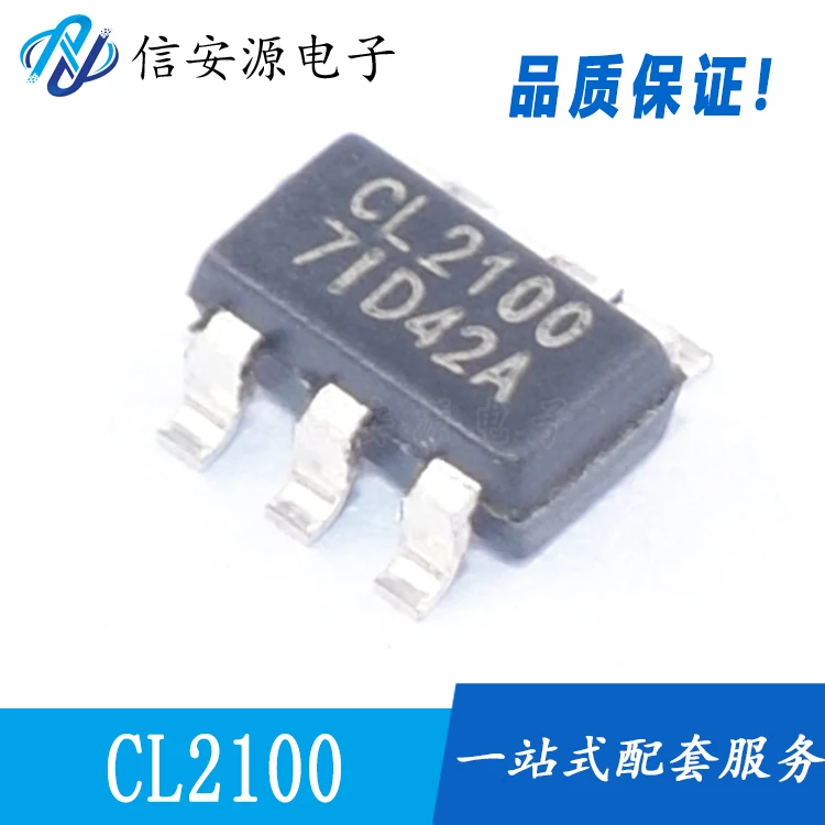 50 Buah 100% Asli Baru CL2100 SOT23-6 Kontrol Sisi Utama Tegangan Konstan Arus Konstan IC Driver PWM