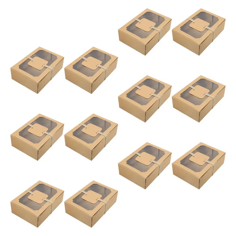 

Biscuit Box Cookie Boxes Cupcake Favor Macaron Storage Window Treat Boxes Bakery Packaging Vintage Party Supplies Small Pie