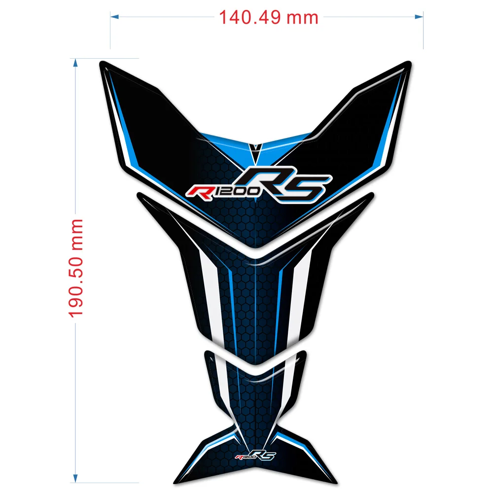 

For BMW R1200RS R 1200 RS Motorcycle Stickers Side Panel Protector Fairing Decals Emblem Logo Tank Pad Protection