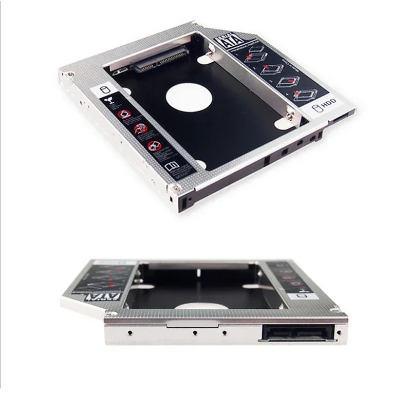 9.0 9.5 12.7mm Caddy SATA3 All Aluminum Notebook Optical Disk Drive 2.5-inch Mechanical SSD SSD Carrier Bracket