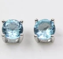 

Natural Labradorite with Silver Earrings for Jewelry Making, Handmade Natural stones beads