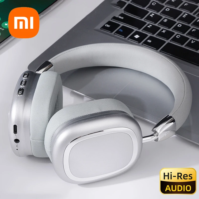 Xiaomi B35 Wireless Bluetooth 5.3 Headphones Metal Retractable Rotating Folding Headsets Hi-Fi Stereo Super Bass Charge Earphone