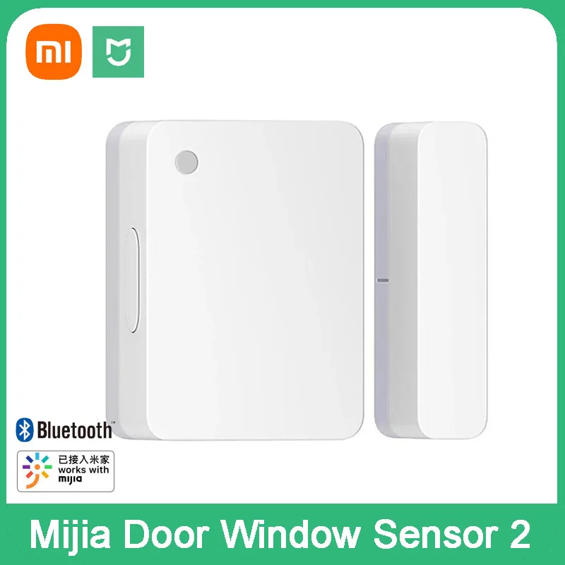 Xiaomi-Sensor Mijia 2 Original para puerta y ventana, Detector de alarma antirrobo de seguridad con conexión Bluetooth para aplicación MI Home